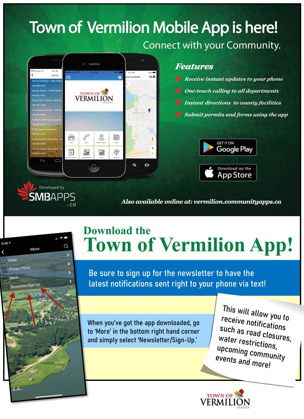 Town of Vermilion App Town of Vermilion App