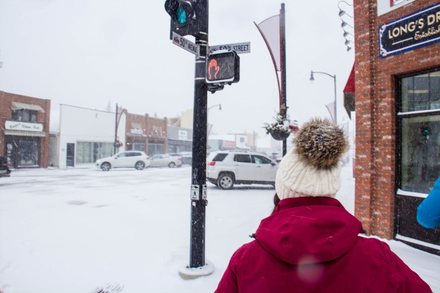 Main Street in Winter